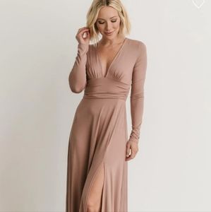 Arianna Maxi Dress Dusty Mauve